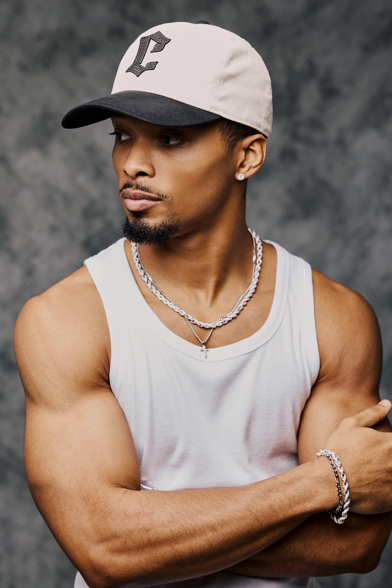 'C' Logo Cap - Off White